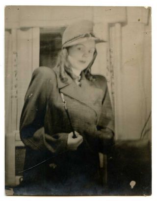 Russian Soviet Vintage Amateur Photo Woman Fashion