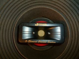 Jensen 16 Ohm Vintage 3 Element 12 " Coaxial Speaker Alnico Early