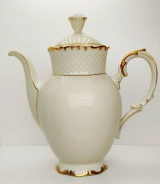 Vintage C.  T.  Carl Tielsch Altwasser Germany Teapot