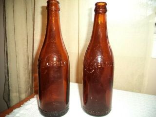 Vintage Haberle Beer Bottles Syracuse,  York