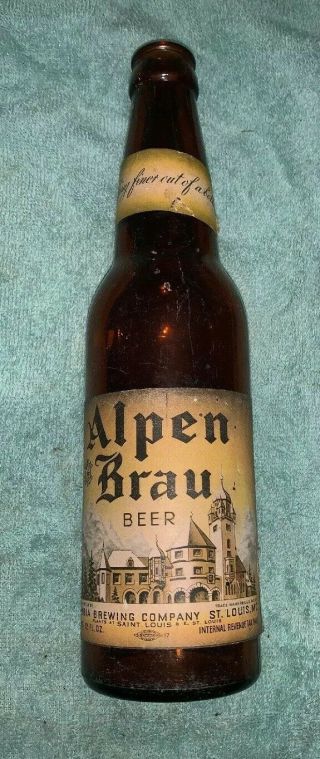 Alpen Brau Beer Irtp Battle Columbia Brewing Co St.  Louis Mo Kansas Tax Stamp