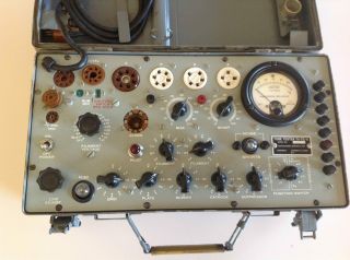 Hickok Tv 7/u Vintage Military Electron Tube Tester