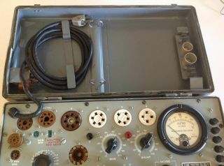 Hickok TV 7/U Vintage Military Electron Tube Tester 3