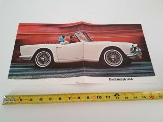 Triumph Tr - 4 1960 - 61 Dealer Sales Brochure