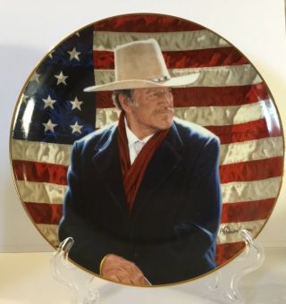 John Wayne Cowboy Legend,  Franklin 8” Decorative Plate - Limited Edition
