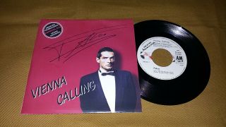 Falco - Vienna Calling 7/45 Portugal Rare Unique Sleeve Portuguese Single Vinyl