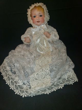 14 " Antique Bisque Head Armand Marseille Character Baby Doll 971