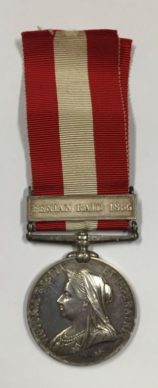 Canada 1866 - 70 General Service Medal Fenian Raid