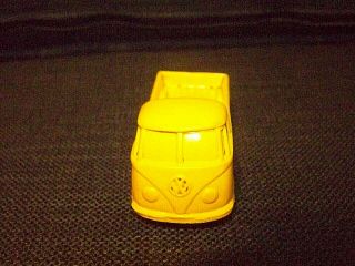 Vintage - - Rubber - - Volkswagen combi pick up yellow - - - - 2