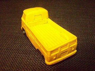 Vintage - - Rubber - - Volkswagen combi pick up yellow - - - - 3