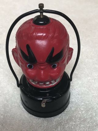 Devil Lantern Light Halloween Toys Toy Battery Operated Vintage Red