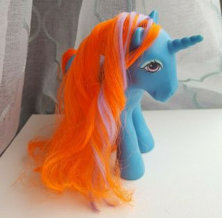 Vintage My Little Pony G1 Tuneful ' 85 hasbro blue orange unicorn 2