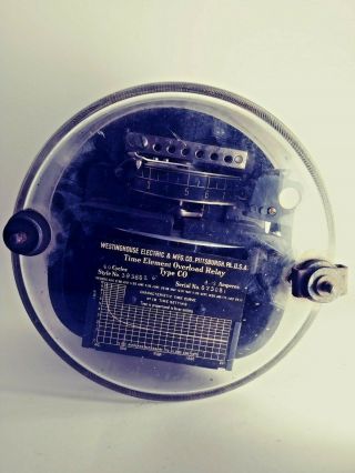 Vintage Westinghouse Time Element Overload Relay