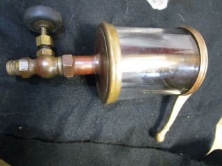 Vintage Lunkenheimer Alpha No.  8 Brass Oiler Hit Miss Engine