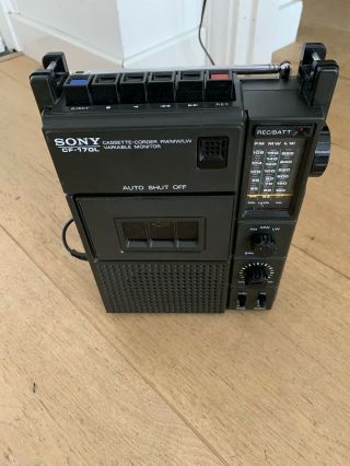 Sony Cf - 170l Vintage Radio Collector Item