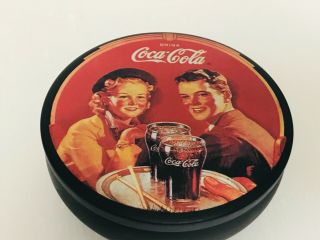 Vtg Coca Cola Coke Drink Tin Box Container 1988