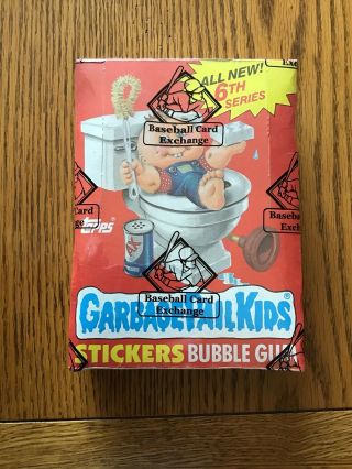 Garbage Pail Kids 6th Series Wax Box - Bbce Certified