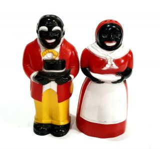 F & F Mold & Die Aunt Jemima Mammy & Uncle Mose Moses Salt & Pepper Shaker
