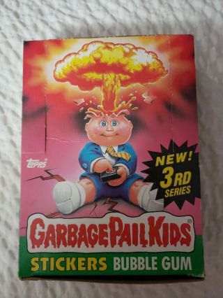 1986 Garbage Pail Kids 3rd Series Full Box 48 Packs