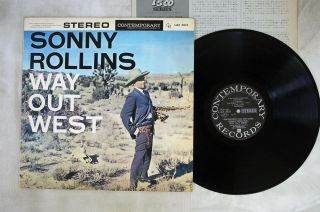 Sonny Rollins Way Out West Contemporary Lax - 3010 Japan Vinyl Lp