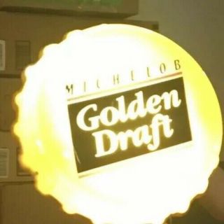 Michelob Golden Draft Bar Light Bottle Cap