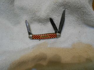 Vintage Kutmaster Utica N.  Y.  USA Purina 3 blade old pocket knife 3