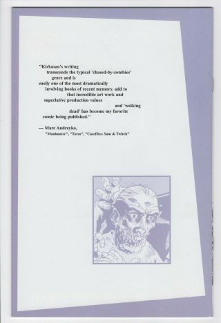 The Walking Dead (2003) 8 2nd print NM,  /M (9.  6/9.  8) RARE 2