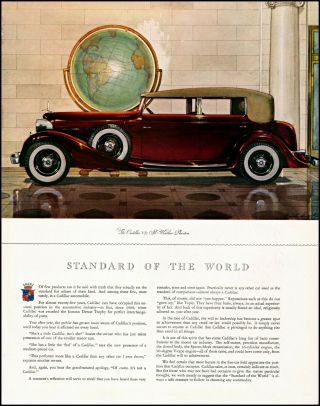 1933 Cadillac Phaeton V12 All Weather Car Auto Vintage Photo Print Ad Adl63