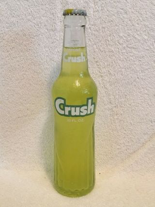 Full 10oz Crush Grapefruit Acl Soda Bottle