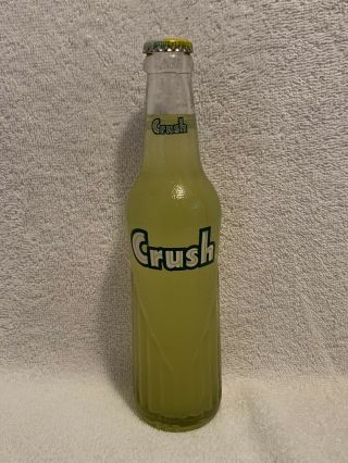 Full Rare 10oz Crush Lemon Acl Soda Bottle Orange Crush