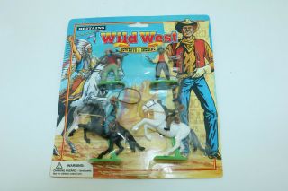 Britains Wild West Cowboys & Indians Two Horse Riders,  Two Cowboys - Carded