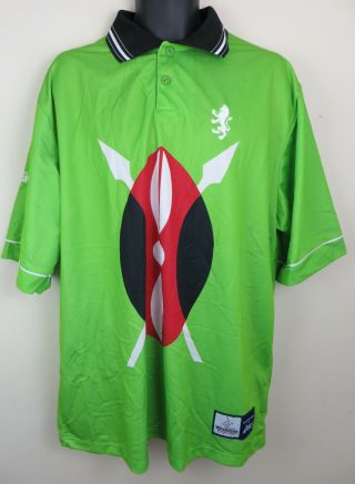 Kenya Asics Icc Cricket World Cup 1999 Enland Shirt Vtg Retro Africa Mens Xl