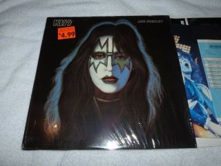Kiss Lp Ace Frehley Solo Shrink 1st Pressing All Inserts W/ 2 Posters Beauty