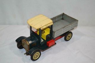 Vintage Japan Tin Litho Friction Ford Model T Pickup Truck