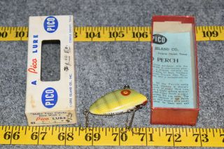 Vintage Pico Perch Fishing Lure