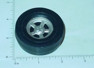 Structo Plastic 2 1/4 " Diameter Wheel W/hubcap Replacement Toy Part