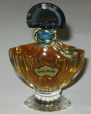 Vintage Guerlain Shalimar Perfume Bottle 1/2 Oz Sealed/full - 1983 - 2
