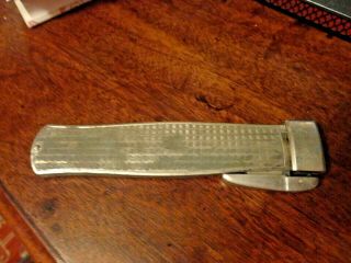 Knife Scabbard Metal Sheath Only Vintage,  5 1/4 " Overall