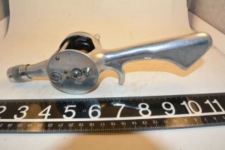 old early and rare reel built in rod handle kerr bait caster dayton ohio F 3