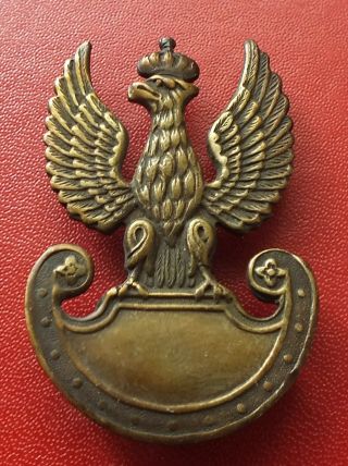 Poland Polish Bronze Eagle Cap Badge Medal Order