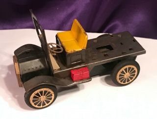 Vintage Tin Litho Friction Toy Model T Truck – No Body Still