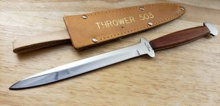 Vintage Thrower 503 Fixed Blade Knife/ Throwing Knife/ Made In Japan