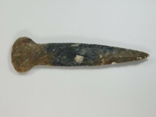 Spearhead Spear 8.  8 " Point Head Flint Stone Rock Arrowhead Lance Blade Knife