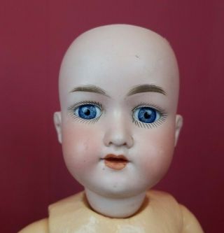 Antique German Bisque Socket Doll Head Armand Marseille 390n A1m Jointe Body Tlc