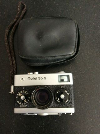 Vintage Rollei 35 S - Body From Singapore,  Japan - Sonnar Lens - Case And Filter