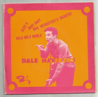 Rockabilly E.  P.  W/ Pic Cover - Dale Hawins - 4 Songs - France - 1966 Hear Barclay