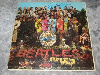 The Beatles Sgt Pepper Lonely Hearts Club Band 12 " Vinyl Lp Record Paul George