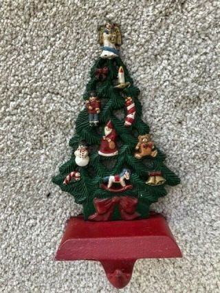 Midwest Cannon Falls CHRISTMAS TREE Cast Iron Stocking Hanger Holder 2