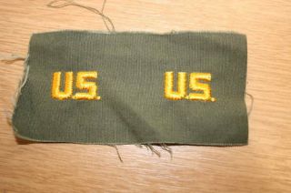 Ww2 Korean War U.  S.  Officer Cloth Collar Rank