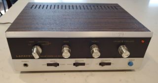 Vintage Lafayette Solid State Stereo La - 324a Amplifier Circa 1971 Tested/working